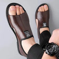 MEN'S LEATHER SUMMER SANDALS - Zarino Newstyle