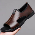 MEN'S LEATHER SUMMER SANDALS - Zarino Newstyle