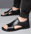 MEN'S LEATHER SUMMER SANDALS - Zarino Newstyle