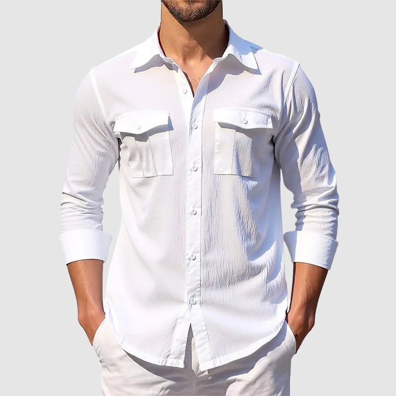 MEN'S LONG SLEEVE SUMMER SHIRT - Zarino Newstyle