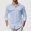 MEN'S LONG SLEEVE SUMMER SHIRT - Zarino Newstyle