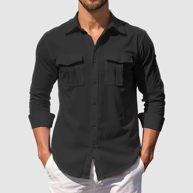 MEN'S LONG SLEEVE SUMMER SHIRT - Zarino Newstyle