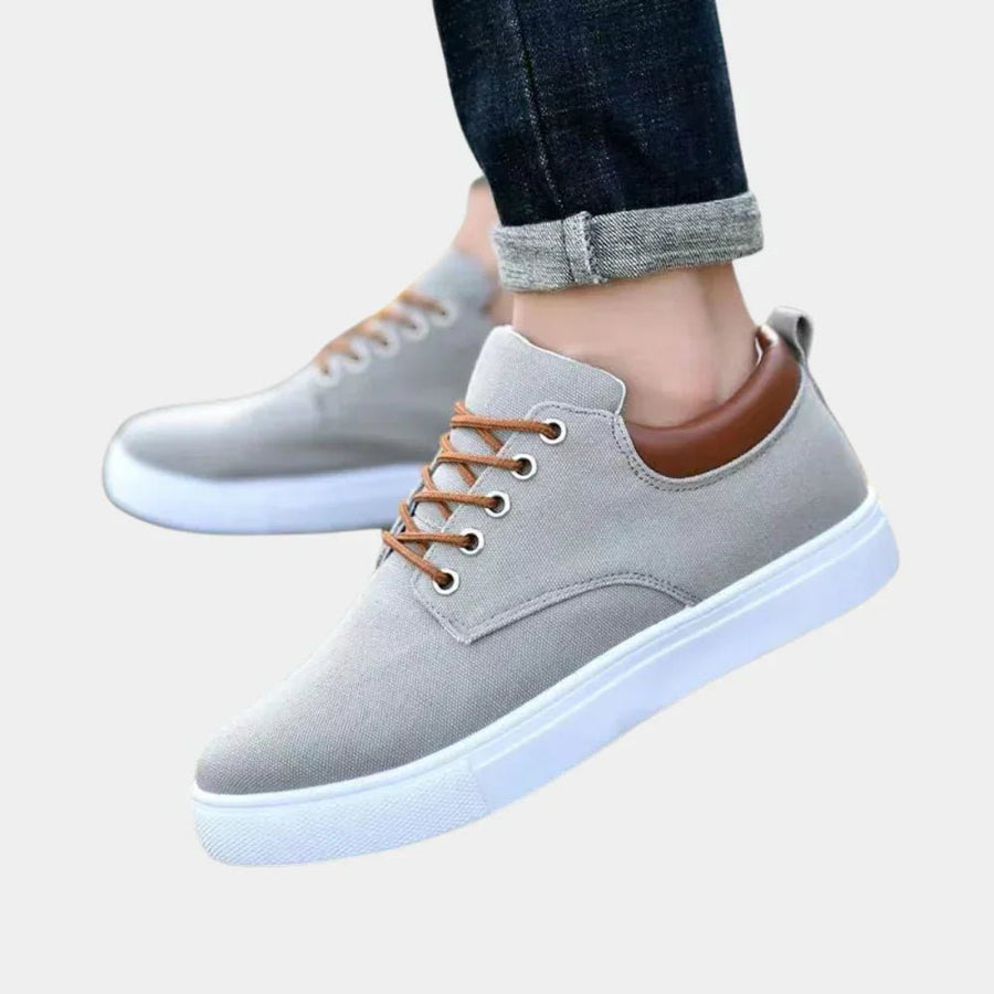 MEN'S LOW - TOP CANVAS LACE - UP SUMMER SNEAKERS - Zarino Newstyle