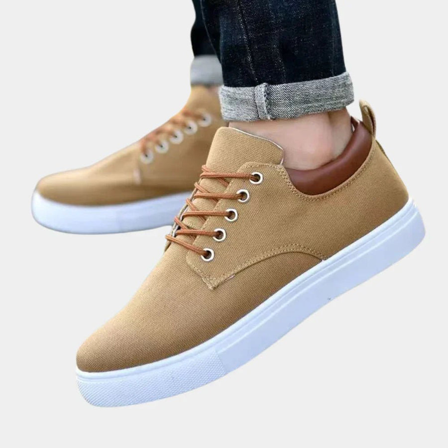 MEN'S LOW - TOP CANVAS LACE - UP SUMMER SNEAKERS - Zarino Newstyle