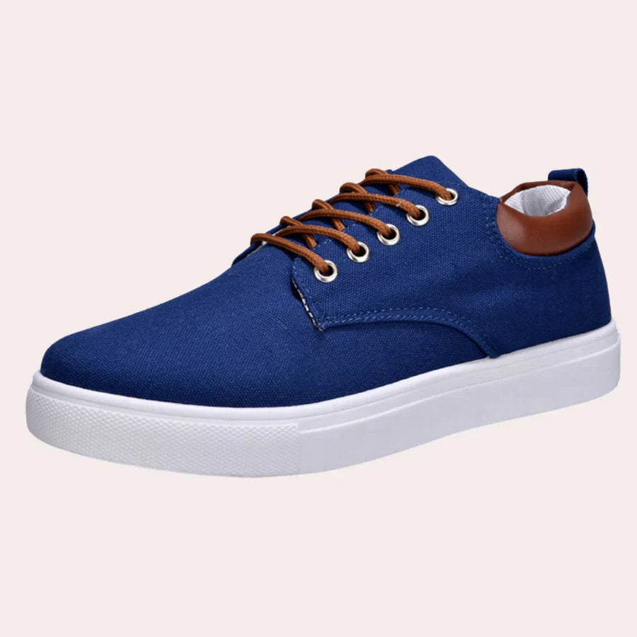 MEN'S LOW - TOP CANVAS LACE - UP SUMMER SNEAKERS - Zarino Newstyle