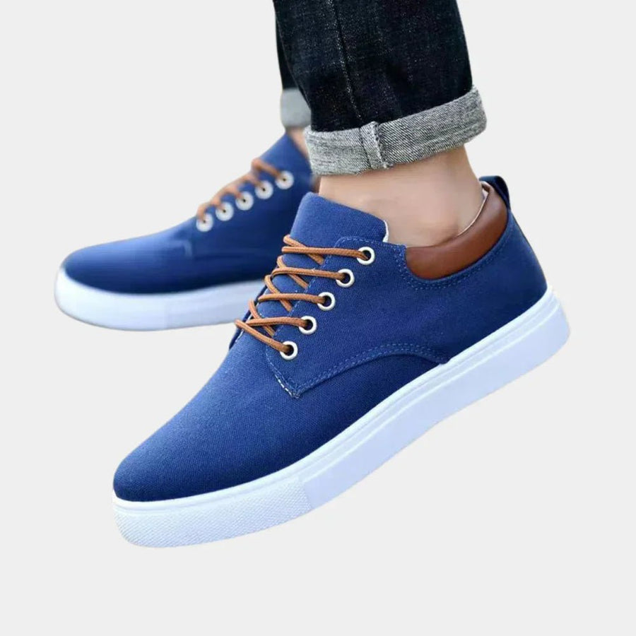 MEN'S LOW - TOP CANVAS LACE - UP SUMMER SNEAKERS - Zarino Newstyle