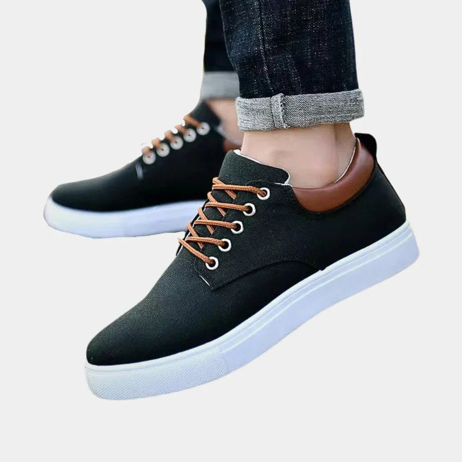 MEN'S LOW - TOP CANVAS LACE - UP SUMMER SNEAKERS - Zarino Newstyle
