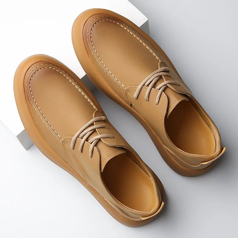 MEN'S MINIMALIST LEATHER SNEAKERS - Zarino Newstyle