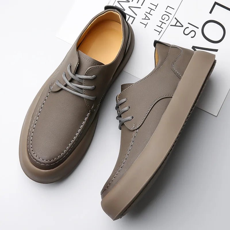 MEN'S MINIMALIST LEATHER SNEAKERS - Zarino Newstyle