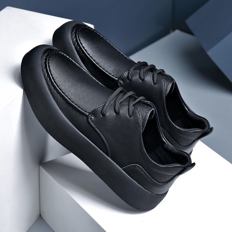 MEN'S MINIMALIST LEATHER SNEAKERS - Zarino Newstyle