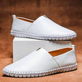 MEN'S MOCCASIN SLIP - ON LEATHER LOAFERS - Zarino Newstyle