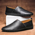 MEN'S MOCCASIN SLIP - ON LEATHER LOAFERS - Zarino Newstyle
