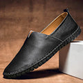MEN'S MOCCASIN SLIP - ON LEATHER LOAFERS - Zarino Newstyle
