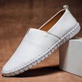 MEN'S MOCCASIN SLIP - ON LEATHER LOAFERS - Zarino Newstyle