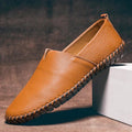 MEN'S MOCCASIN SLIP - ON LEATHER LOAFERS - Zarino Newstyle