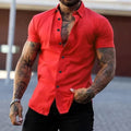 MEN'S MUSCLE FIT SUMMER SHIRT - Zarino Newstyle
