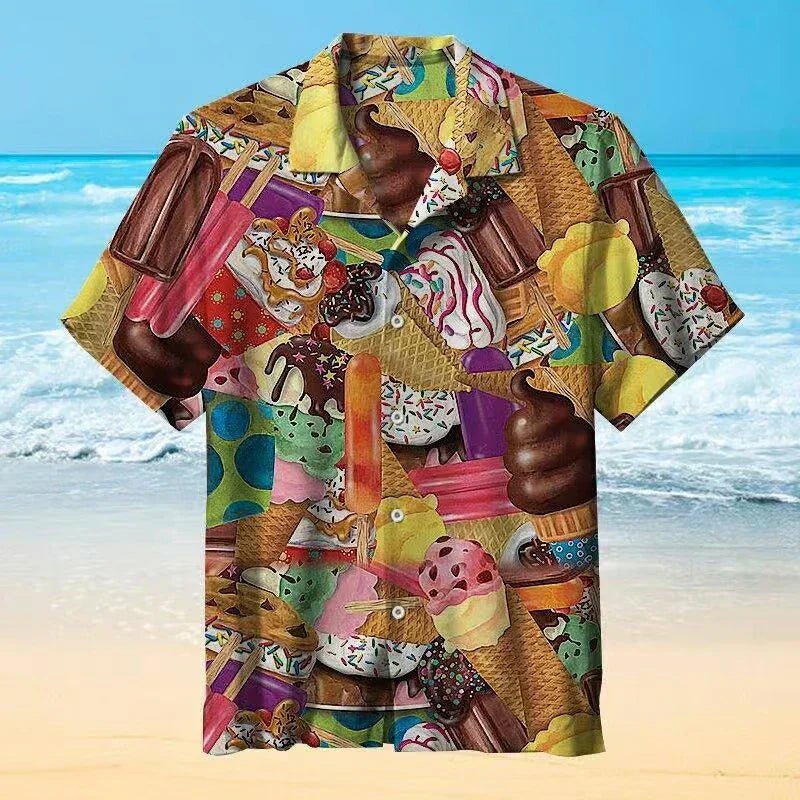 MEN'S NOVELTY PRINT SUMMER SHIRT - Zarino Newstyle