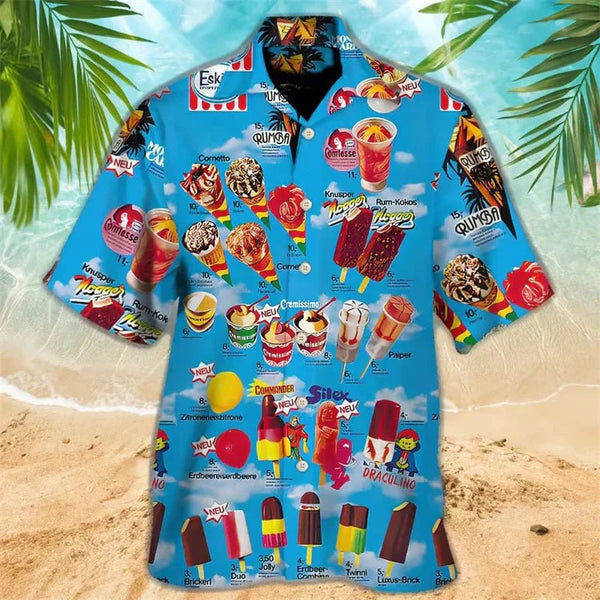 MEN'S NOVELTY PRINT SUMMER SHIRT