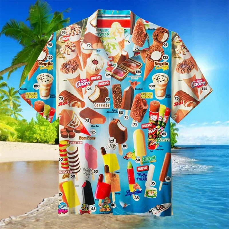 MEN'S NOVELTY PRINT SUMMER SHIRT - Zarino Newstyle