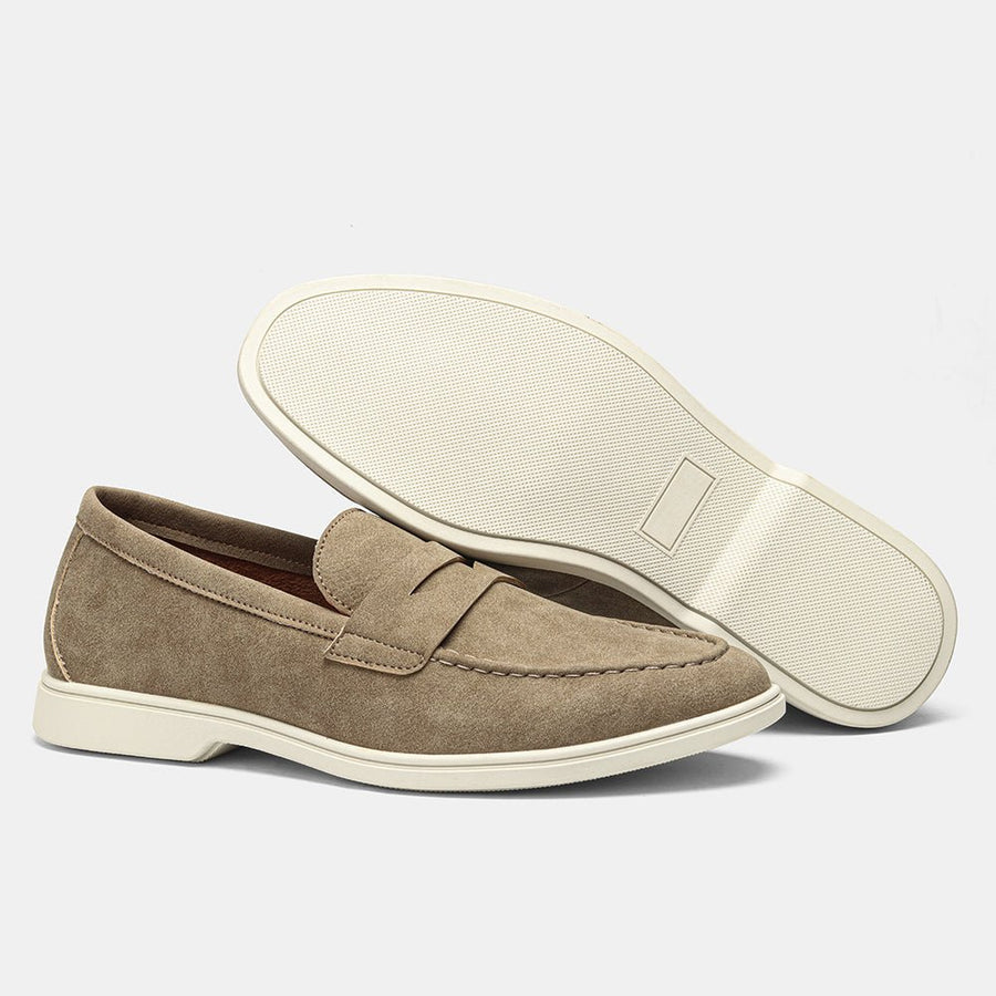 MEN'S PENNY STRAP SUEDE SLIP - ON SUMMER LOAFERS - Zarino Newstyle