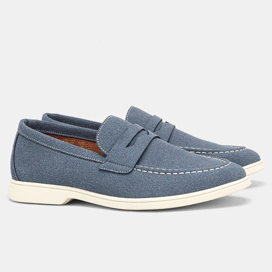 MEN'S PENNY STRAP SUEDE SLIP - ON SUMMER LOAFERS - Zarino Newstyle