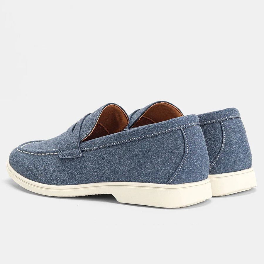 MEN'S PENNY STRAP SUEDE SLIP - ON SUMMER LOAFERS - Zarino Newstyle