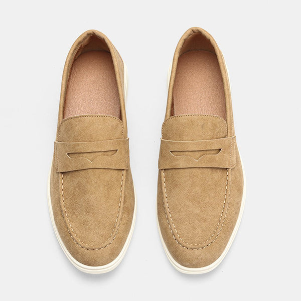 MEN'S PENNY STRAP SUEDE SLIP-ON SUMMER LOAFERS