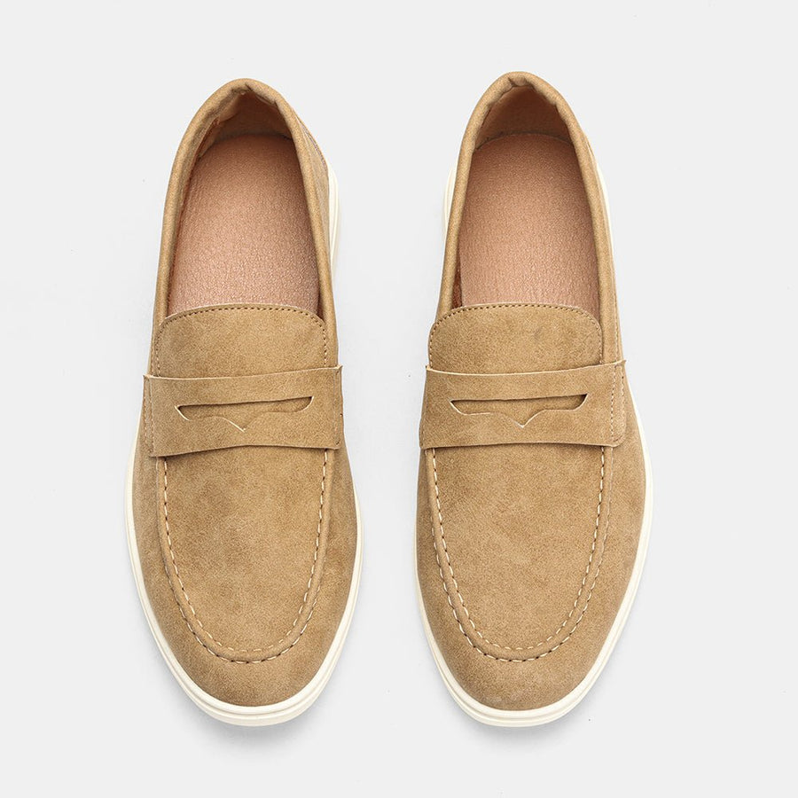 MEN'S PENNY STRAP SUEDE SLIP - ON SUMMER LOAFERS - Zarino Newstyle