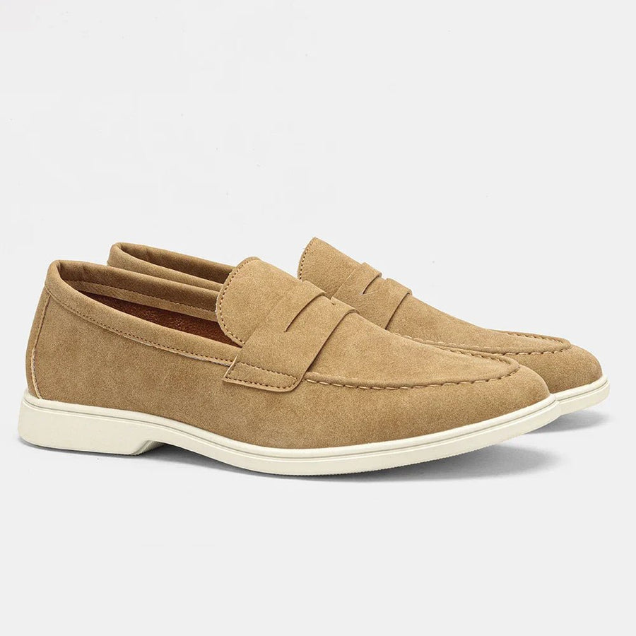 MEN'S PENNY STRAP SUEDE SLIP - ON SUMMER LOAFERS - Zarino Newstyle
