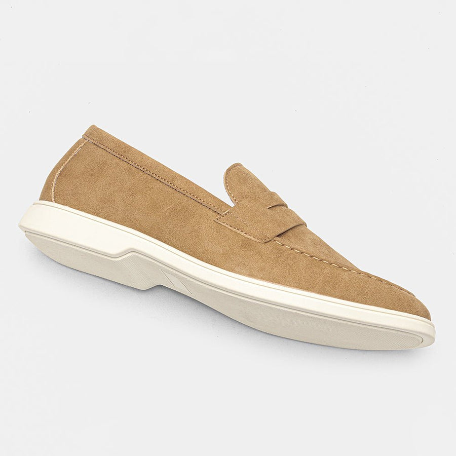 MEN'S PENNY STRAP SUEDE SLIP - ON SUMMER LOAFERS - Zarino Newstyle