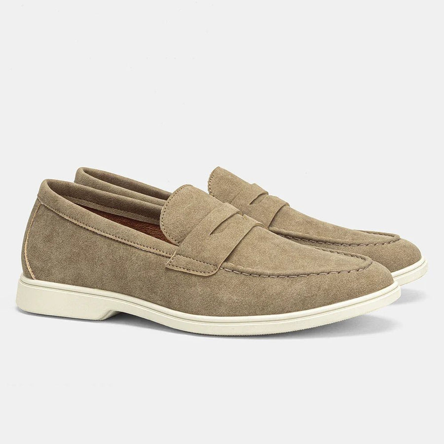 MEN'S PENNY STRAP SUEDE SLIP - ON SUMMER LOAFERS - Zarino Newstyle