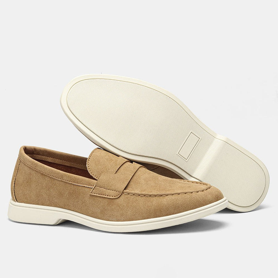 MEN'S PENNY STRAP SUEDE SLIP - ON SUMMER LOAFERS - Zarino Newstyle