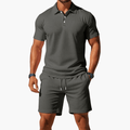 MEN'S POLO SHIRT AND SHORTS MATCHING SUMMER SET - Zarino Newstyle