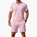 MEN'S POLO SHIRT AND SHORTS MATCHING SUMMER SET - Zarino Newstyle