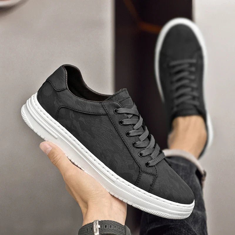 MEN'S PREMIUM LEATHER LOW - TOP MINIMAL SNEAKERS - Zarino Newstyle