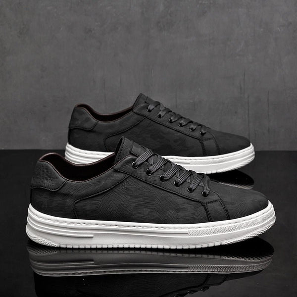 MEN'S PREMIUM LEATHER LOW-TOP MINIMAL SNEAKERS