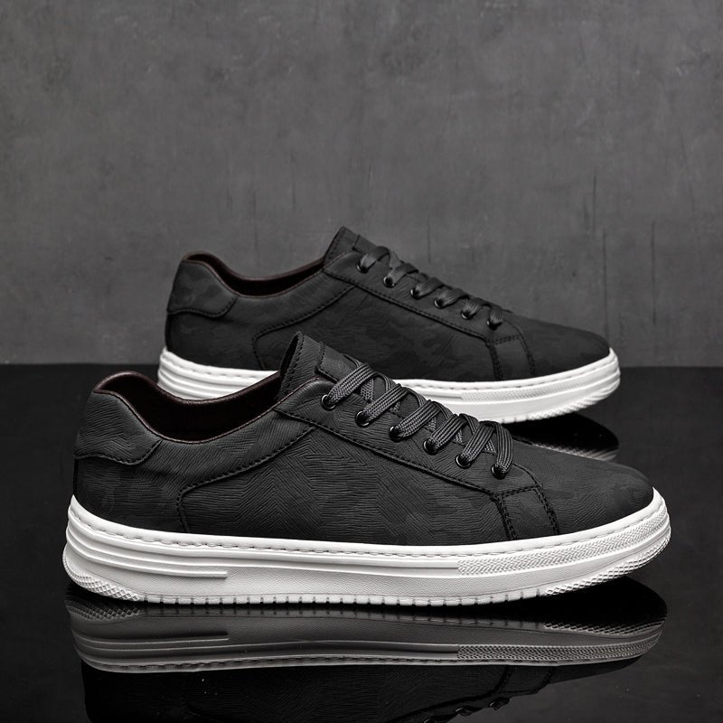 MEN'S PREMIUM LEATHER LOW - TOP MINIMAL SNEAKERS - Zarino Newstyle
