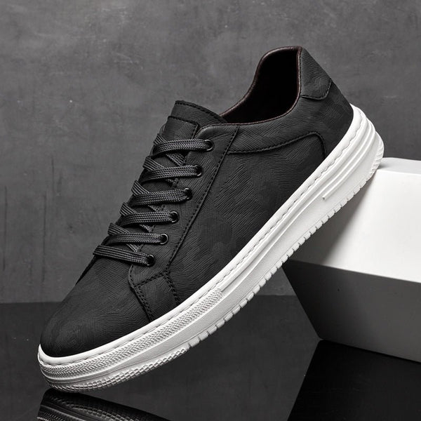 MEN'S PREMIUM LEATHER LOW - TOP MINIMAL SNEAKERS - Zarino Newstyle
