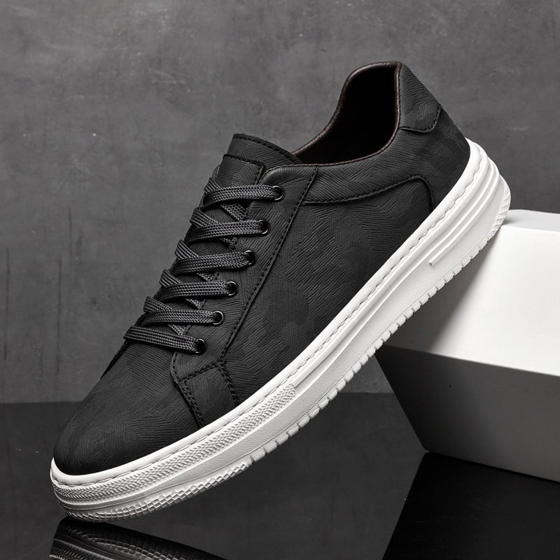 MEN'S PREMIUM LEATHER LOW - TOP MINIMAL SNEAKERS - Zarino Newstyle