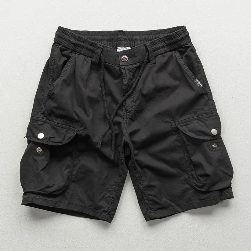 MEN'S RELAXED FIT MULTI - POCKET CARGO SUMMER SHORTS - Zarino Newstyle