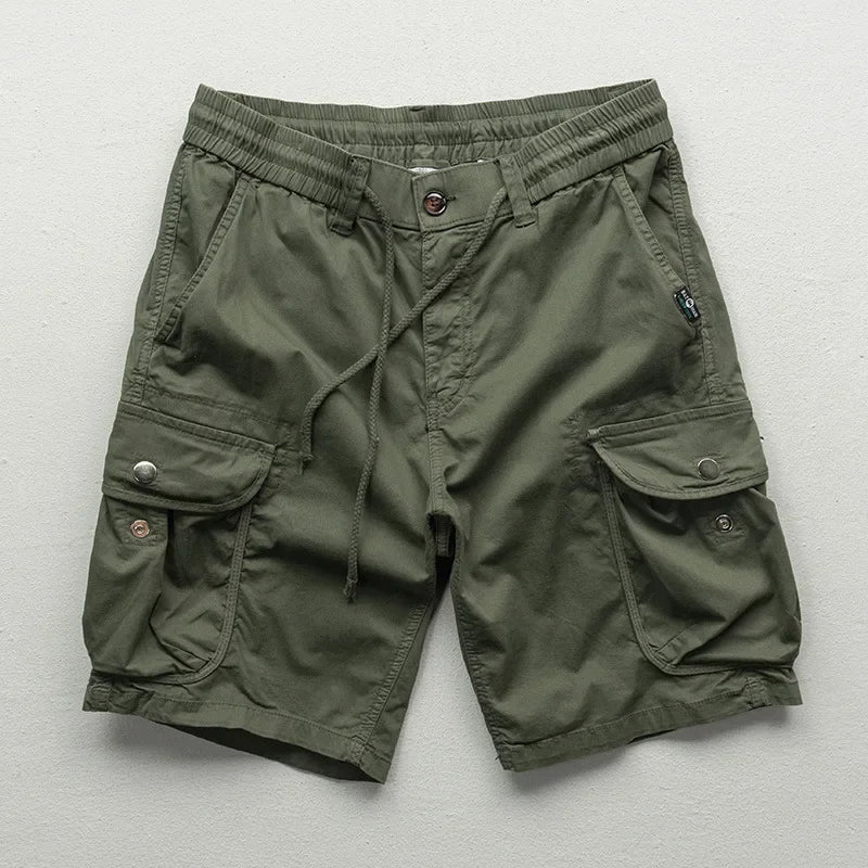 MEN'S RELAXED FIT MULTI - POCKET CARGO SUMMER SHORTS - Zarino Newstyle
