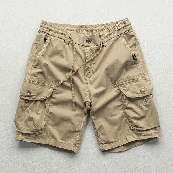 MEN'S RELAXED FIT MULTI-POCKET CARGO SUMMER SHORTS