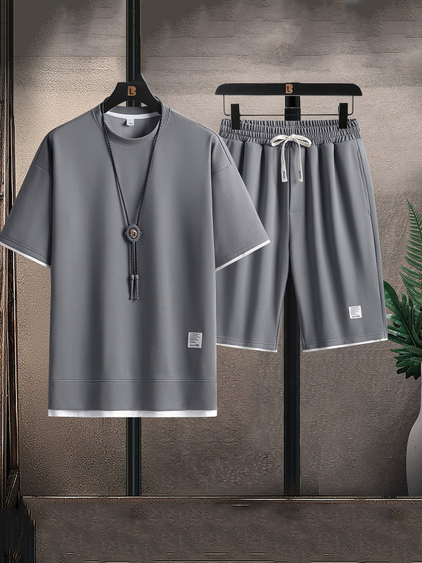 MEN'S RELAXED FIT TWO - PIECE SHORT SET - Zarino Newstyle