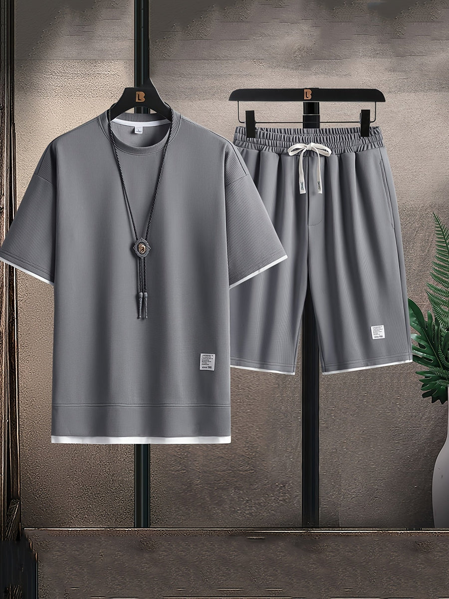 MEN'S RELAXED FIT TWO - PIECE SHORT SET - Zarino Newstyle