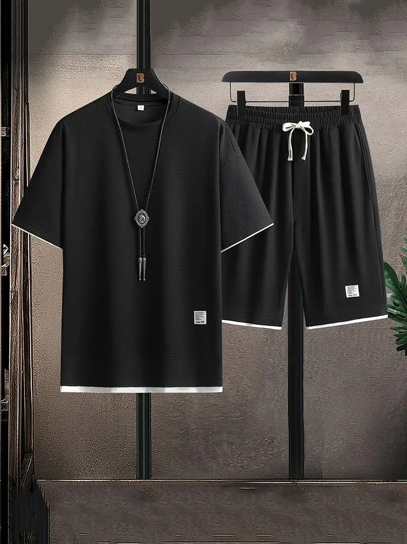 MEN'S RELAXED FIT TWO - PIECE SHORT SET - Zarino Newstyle