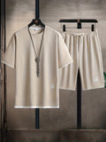 MEN'S RELAXED FIT TWO - PIECE SHORT SET - Zarino Newstyle