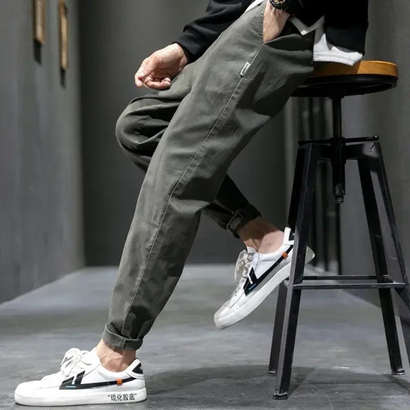MEN'S RELAXED TAPERED JOGGER PANTS - Zarino Newstyle
