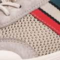 MEN'S RETRO SPORT STRIPE LOW - TOP BREATHABLE MESH PANEL LACE - UP TRAINERS - Zarino Newstyle