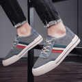 MEN'S RETRO SPORT STRIPE LOW - TOP BREATHABLE MESH PANEL LACE - UP TRAINERS - Zarino Newstyle