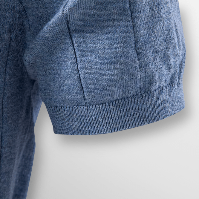 MEN'S RIBBED KNIT SUMMER T - SHIRT - Zarino Newstyle
